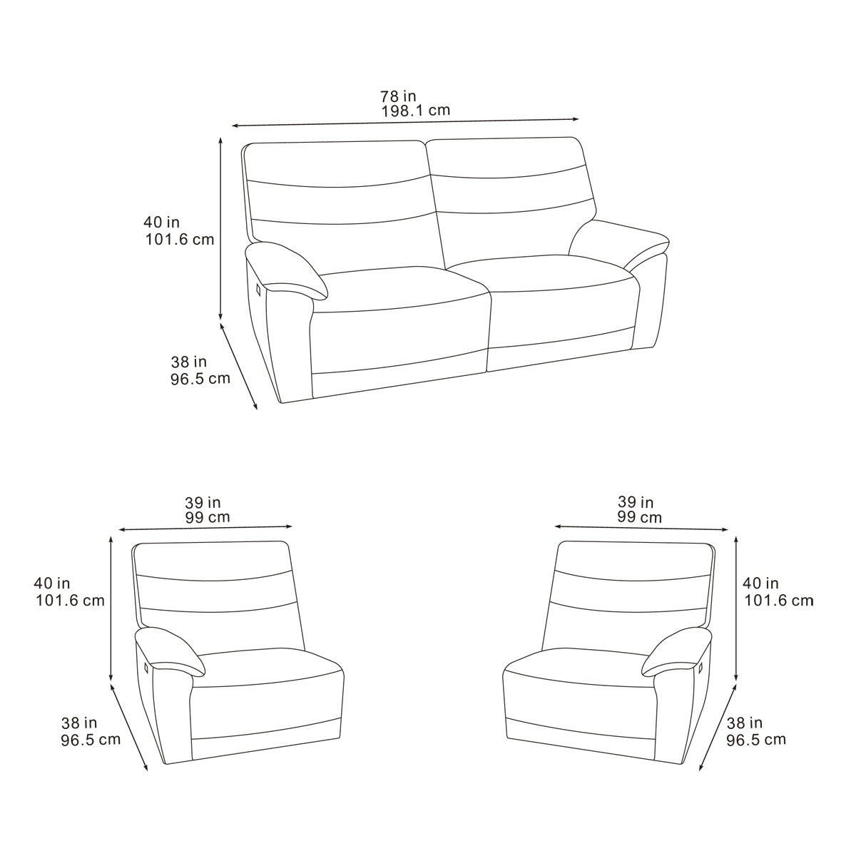Tarland 3 Seater