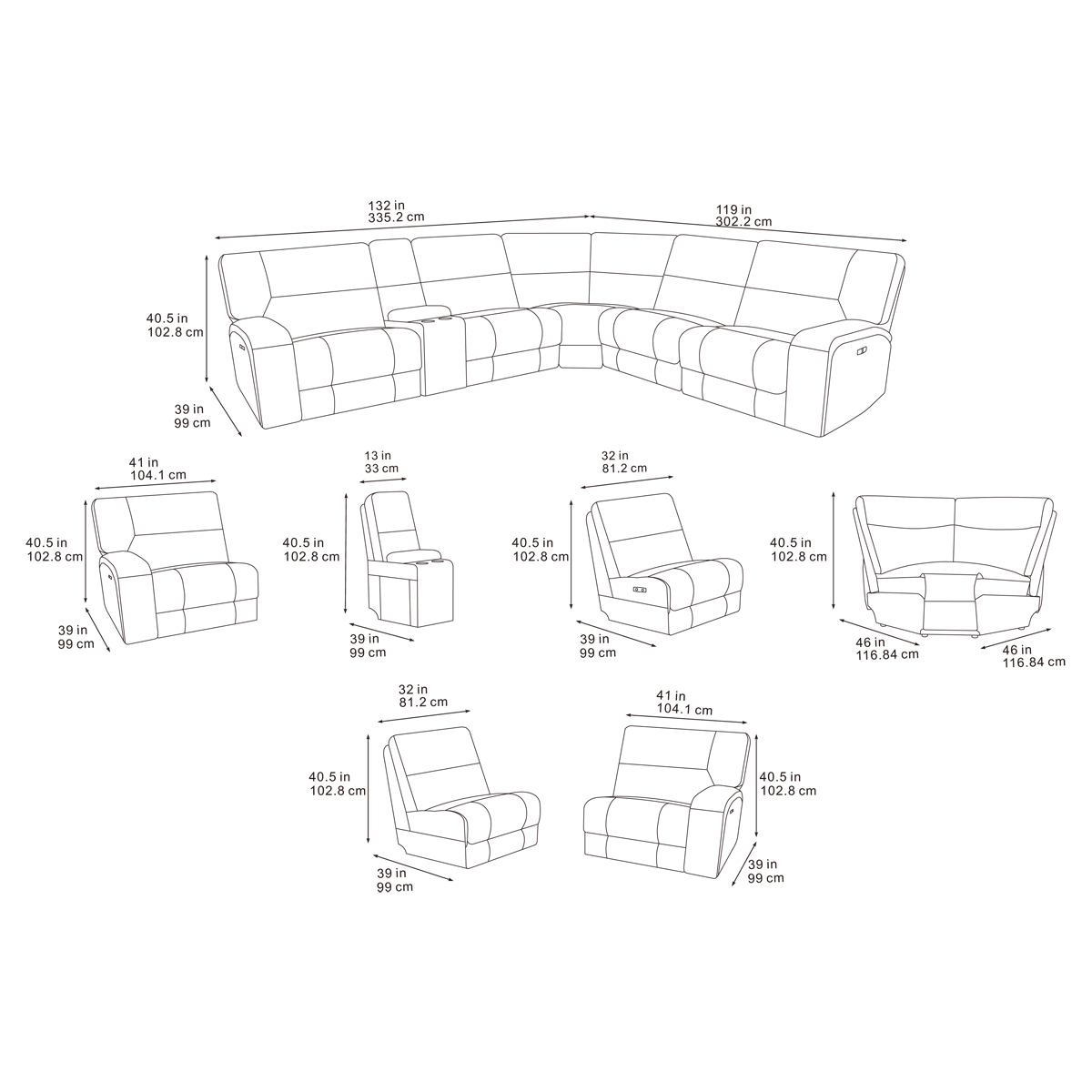 Caledonia Corner Sofa