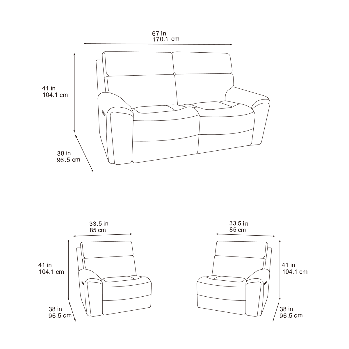 Albyn 3 Seater & 2 Seater