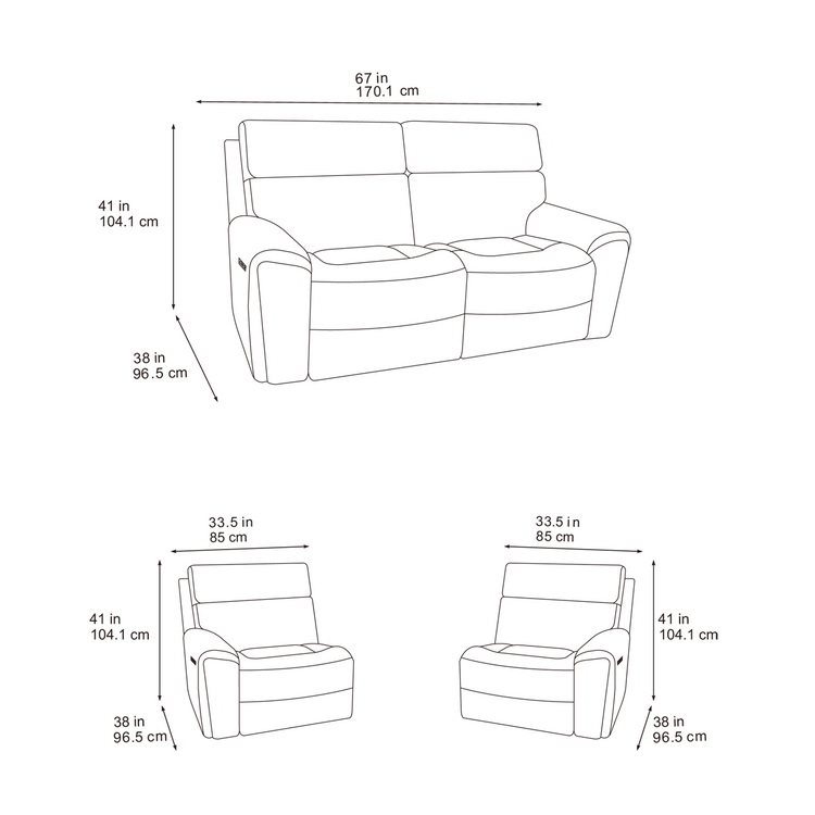Albyn 3 Seater & 2 Seater