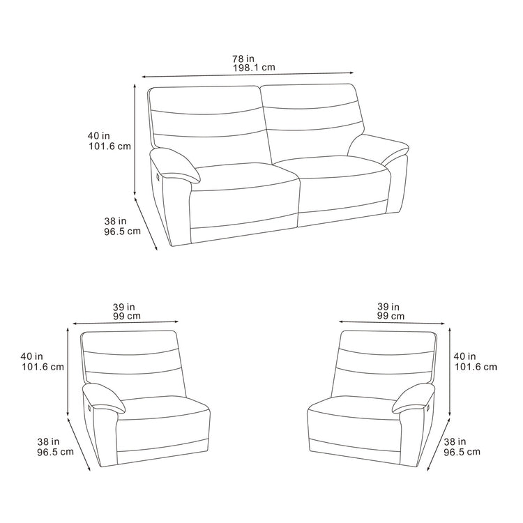 Tarland 3 Seater and 2 Seater