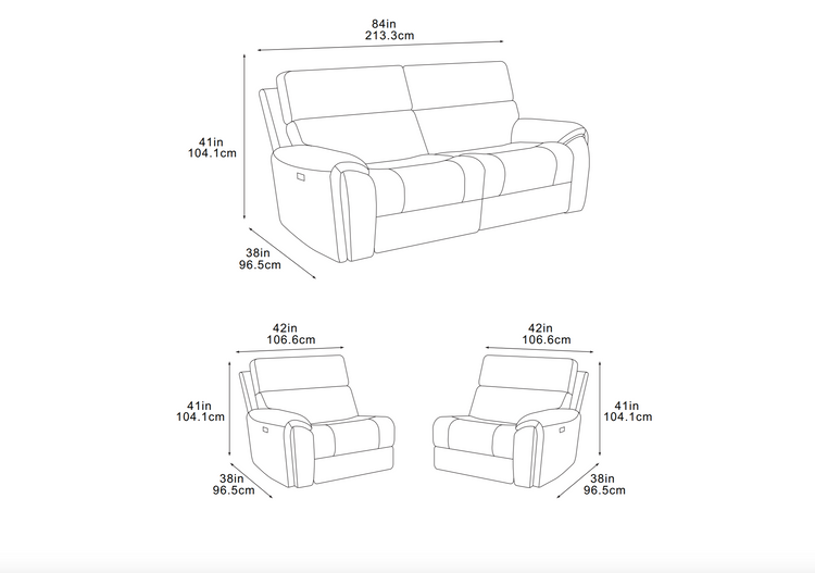Marcliffe 3 Seater and 2 Seater